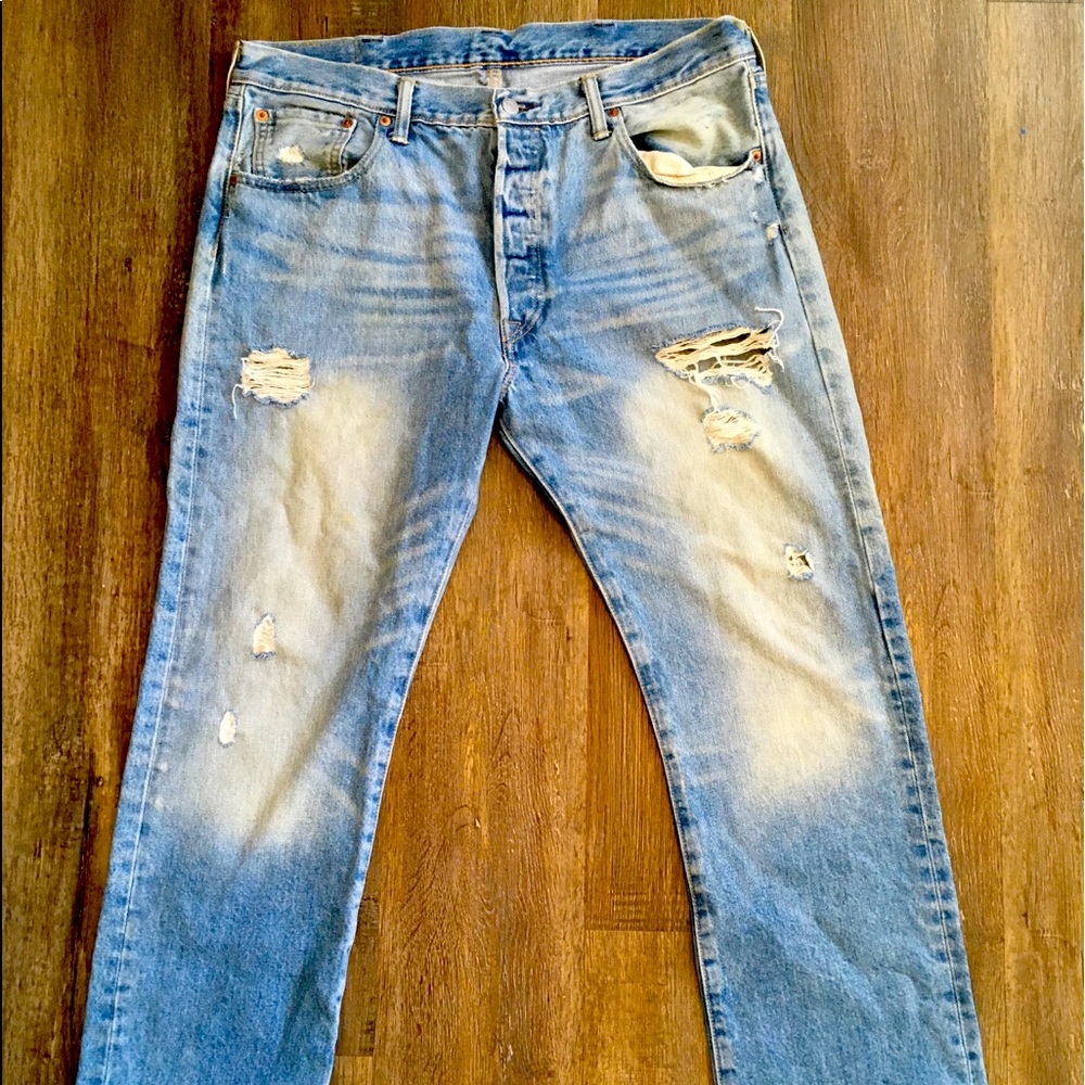 Mens Levis Acid Washed Jeans